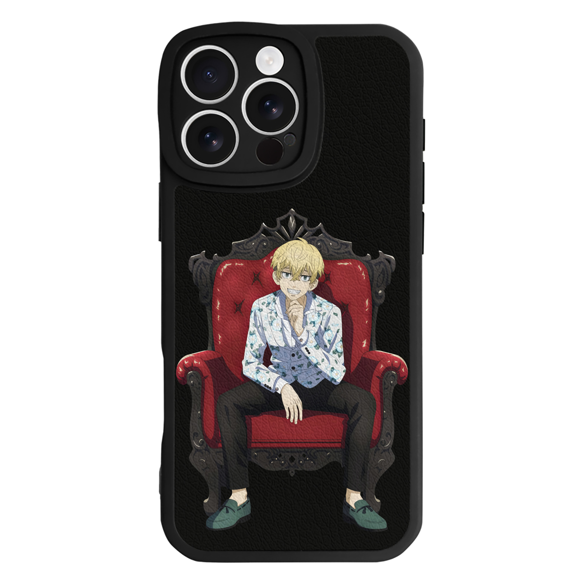 （画像用） 東京リベンジャーズ Tokyo Revengers 【iPhone 16シリーズ対応】シリコンスマホケース（レザー調） 材質：シリコン